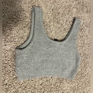 Grey pj tank top